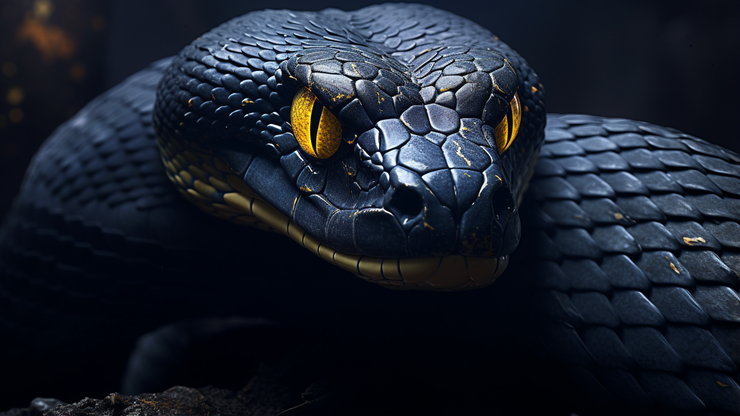 Ular Black Mamba yang Mematikan