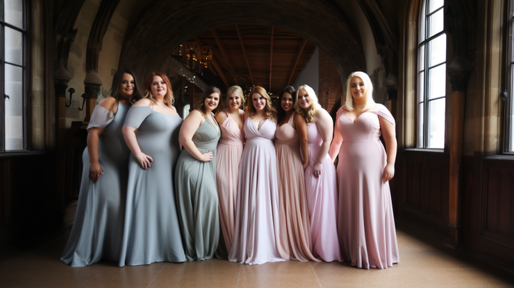 Model Dress Bridesmaid untuk Badan Gemuk