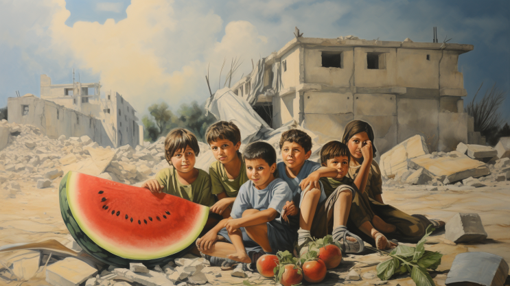 Simbol Semangka dalam Pertahanan Palestina