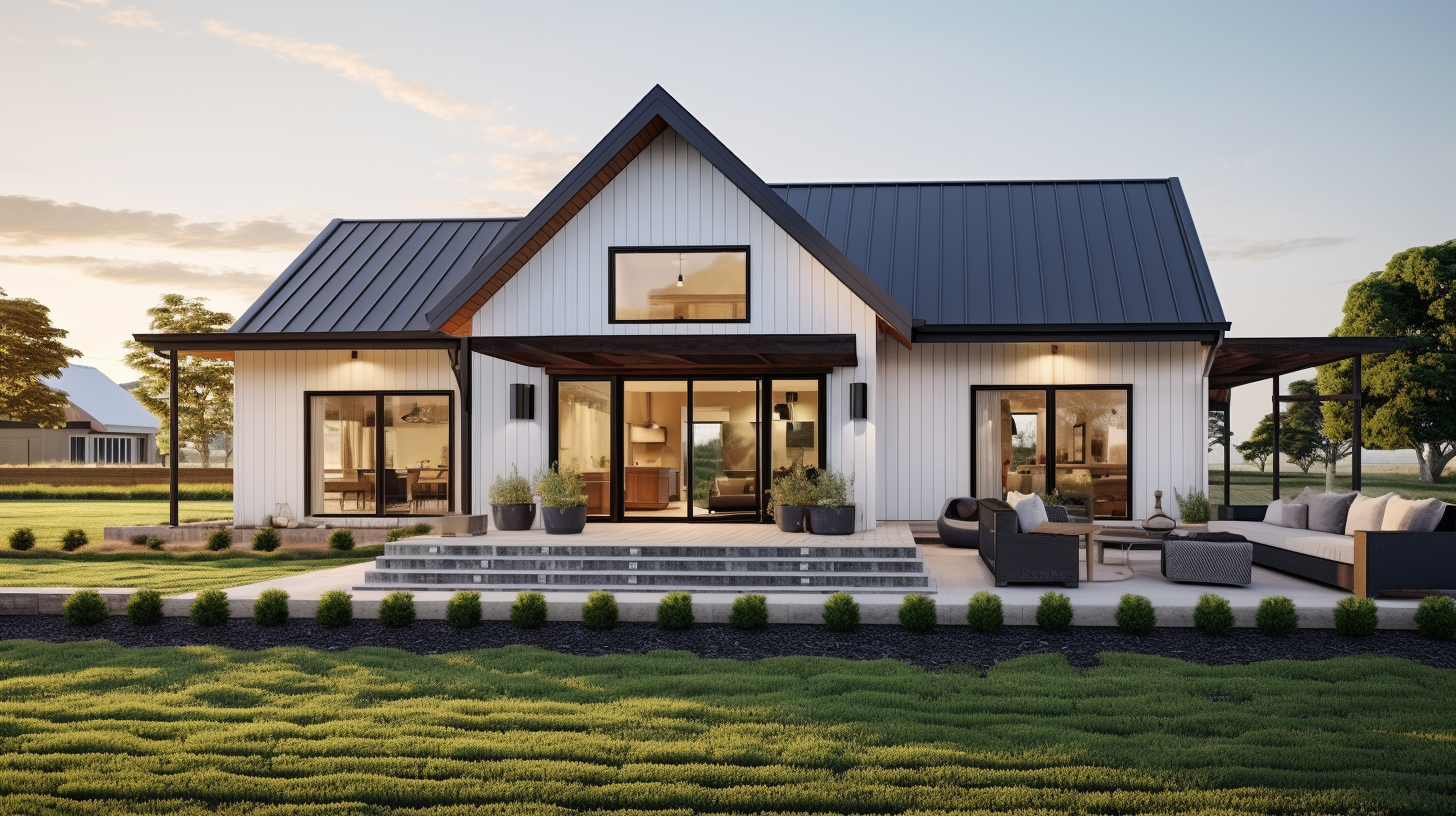 Eksplorasi Desain Menawan Rumah Modern Farmhouse: Keanggunan Arsitektur Kontemporer yang Memikat