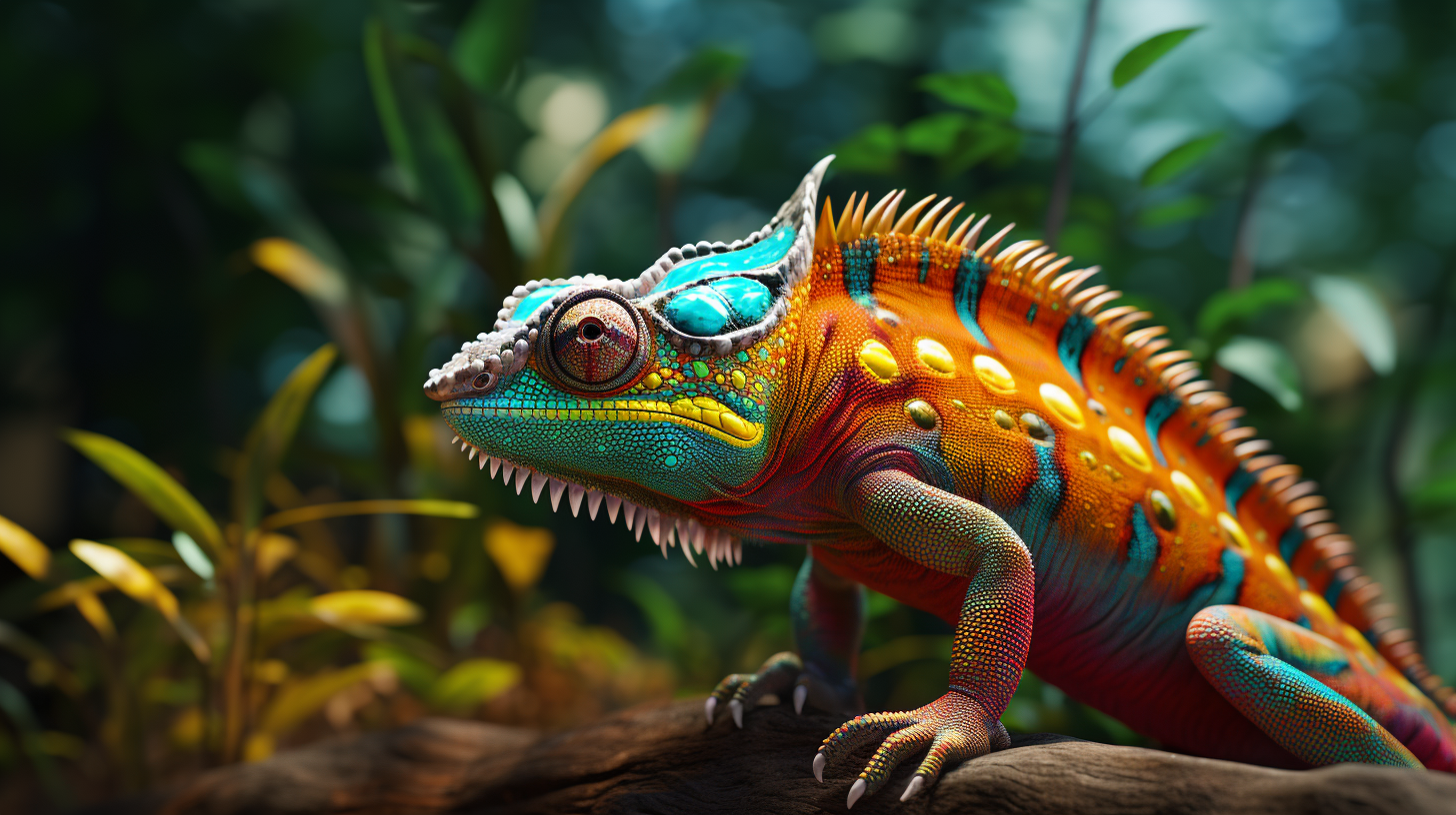 Chameleon: Si Kadal yang Bisa Berubah Warna